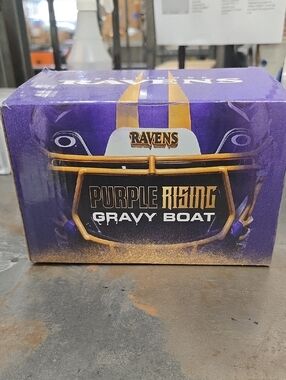 Ravens Purple Rising Gravy Boat